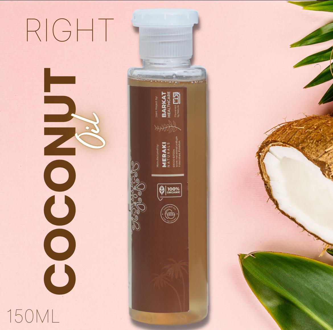 Coconut Hair Oil Pure Organic & Natural, Best Natural & Organic Solution