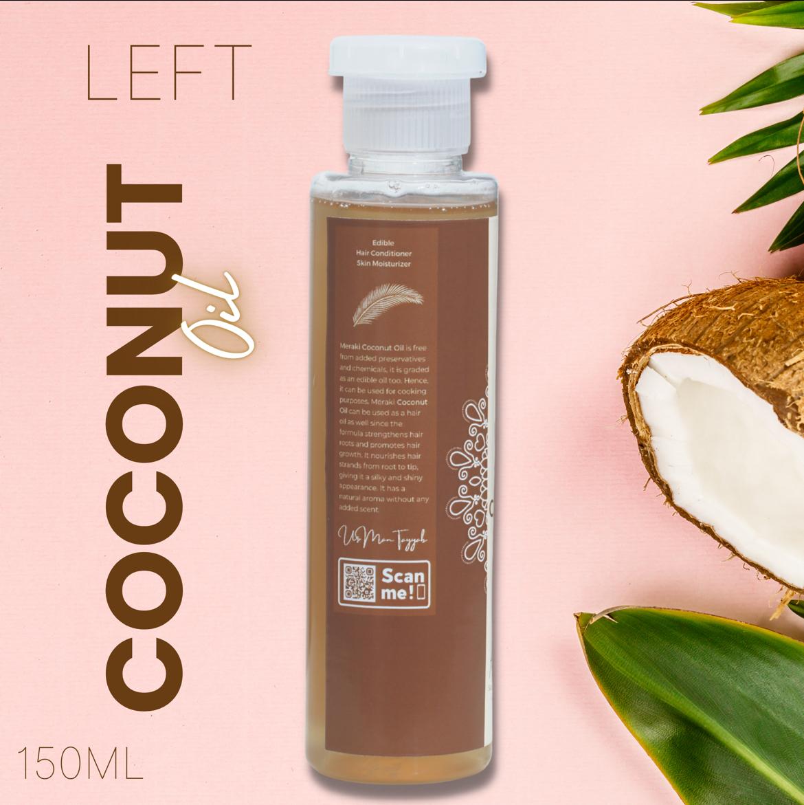 Coconut Hair Oil Pure Organic & Natural, Best Natural & Organic Solution