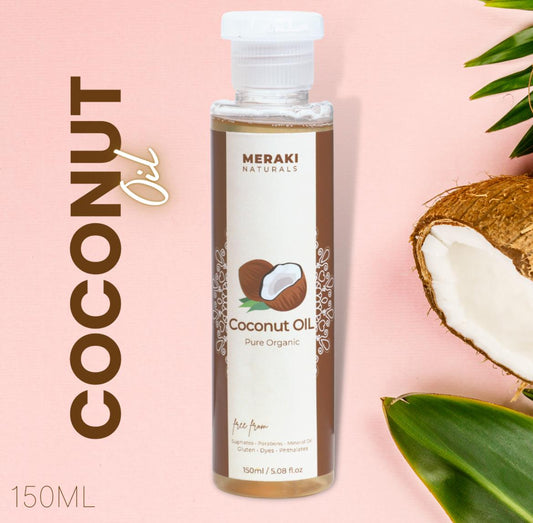 Coconut Hair Oil Pure Organic & Natural, Best Natural & Organic Solution