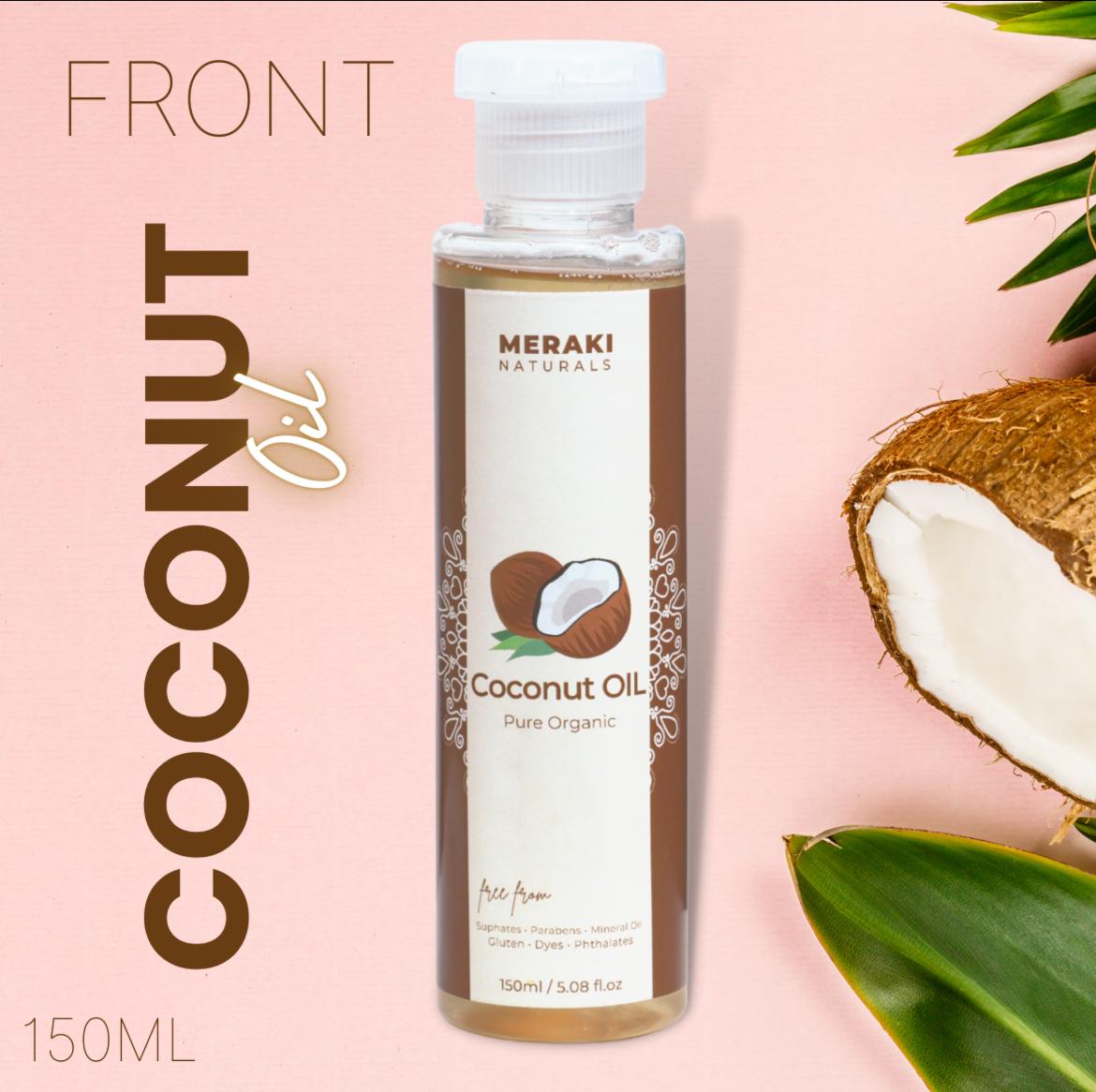 Coconut Hair Oil Pure Organic & Natural, Best Natural & Organic Solution